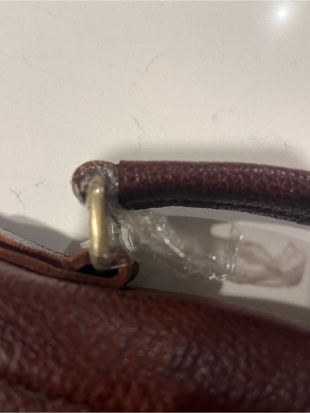 LEATHER BRIEFCASE. Denver Leather Co. NWOT never used. With leather day planner. - Picture 9 of 10